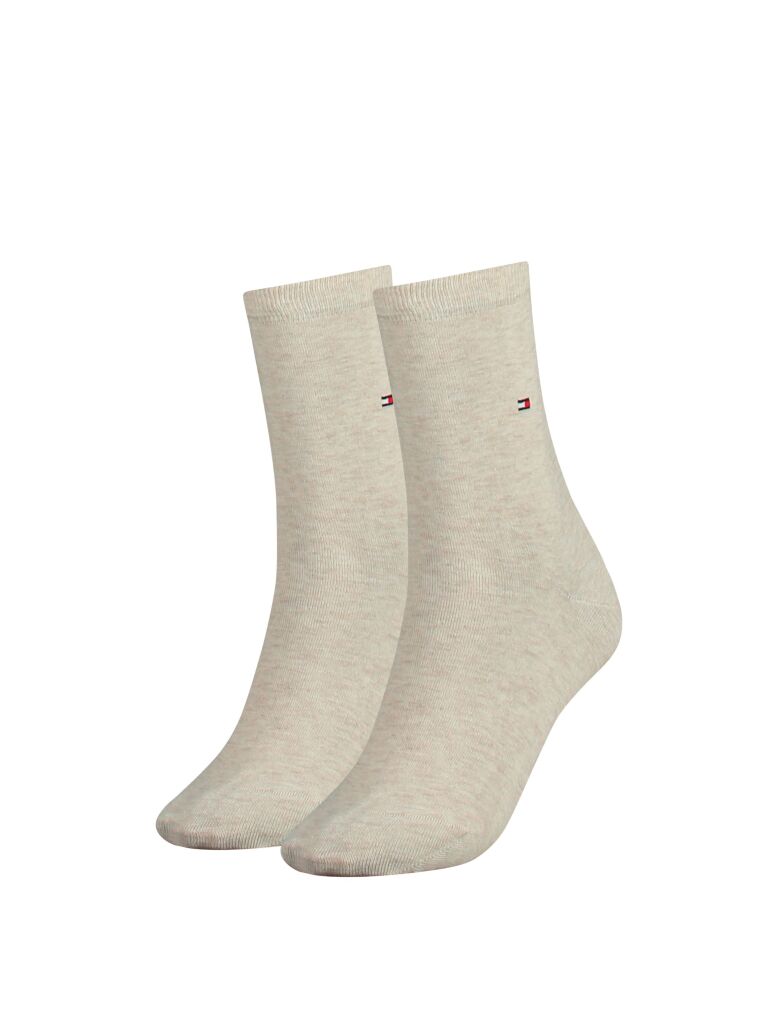 Beige 2-Pack Stretch Cotton Blend Women Socks  Women
