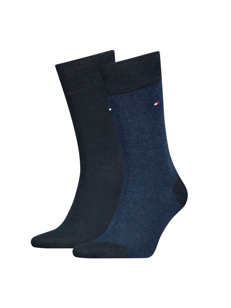 Blue Tommy Hilfiger Men'S Classic Socks 2 Pack  Men
