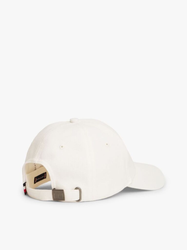 White Logo Embroidery Baseball Cap  Men