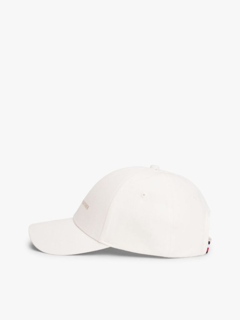 White Logo Embroidery Baseball Cap  Men