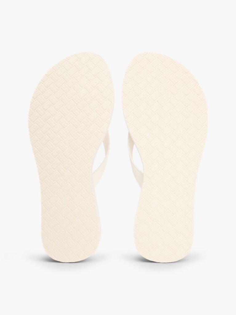 Beige Chic TH Monogram Flip-Flops  Women