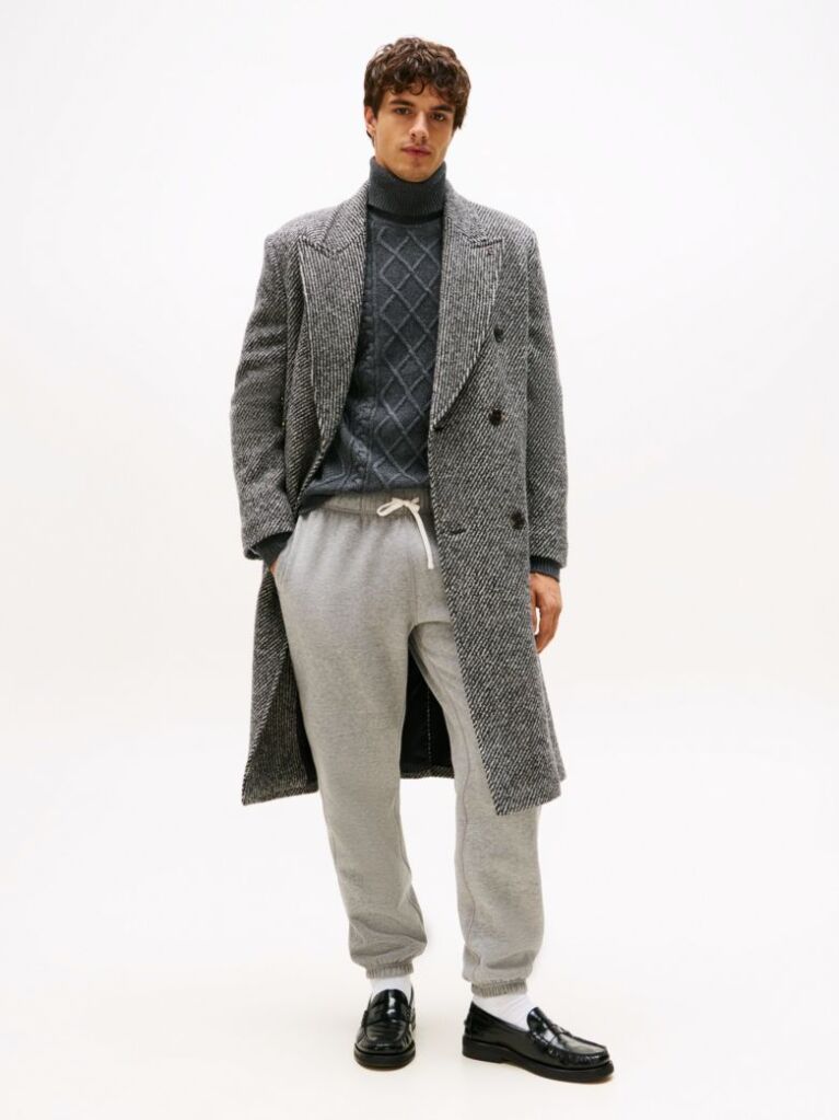 Grey Cuffed Leg Fleece Joggers  Men