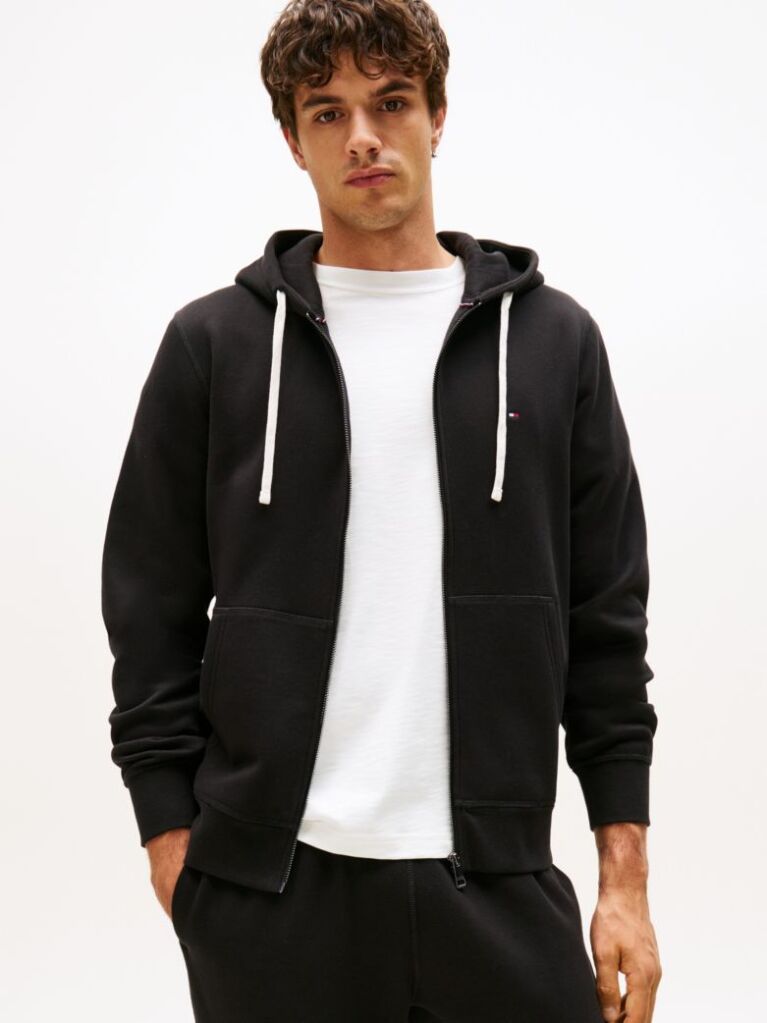 Black Fleece Zip-Thru Hoody  Men