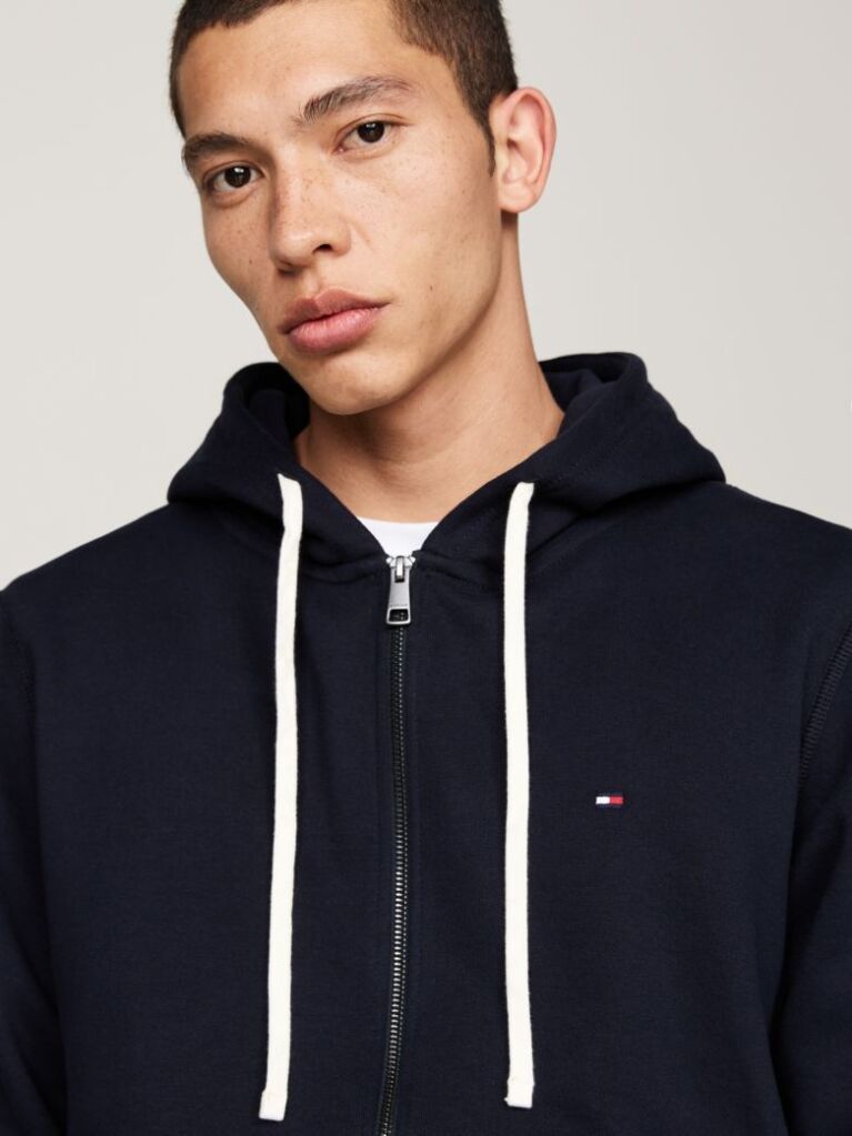 Blue Fleece Zip-Thru Hoody  Men