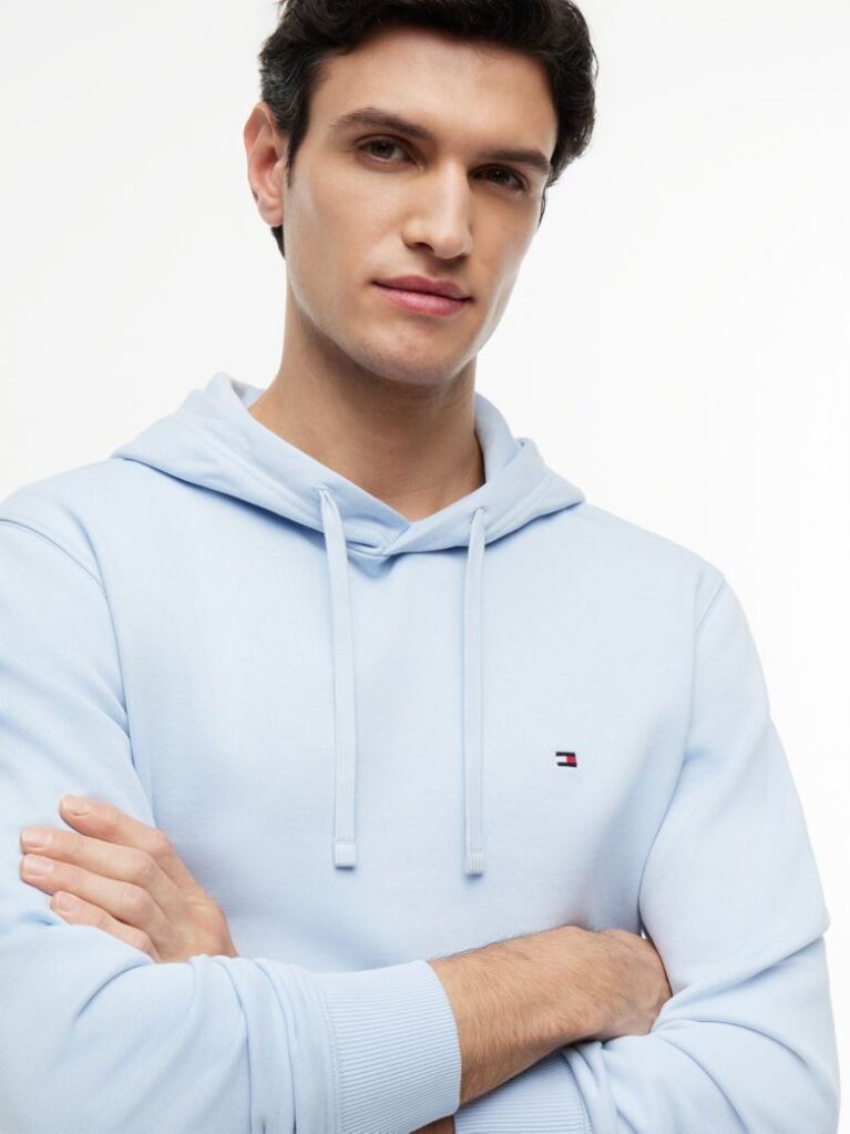 Blue Flag Embroidery Terry Hoody  Men