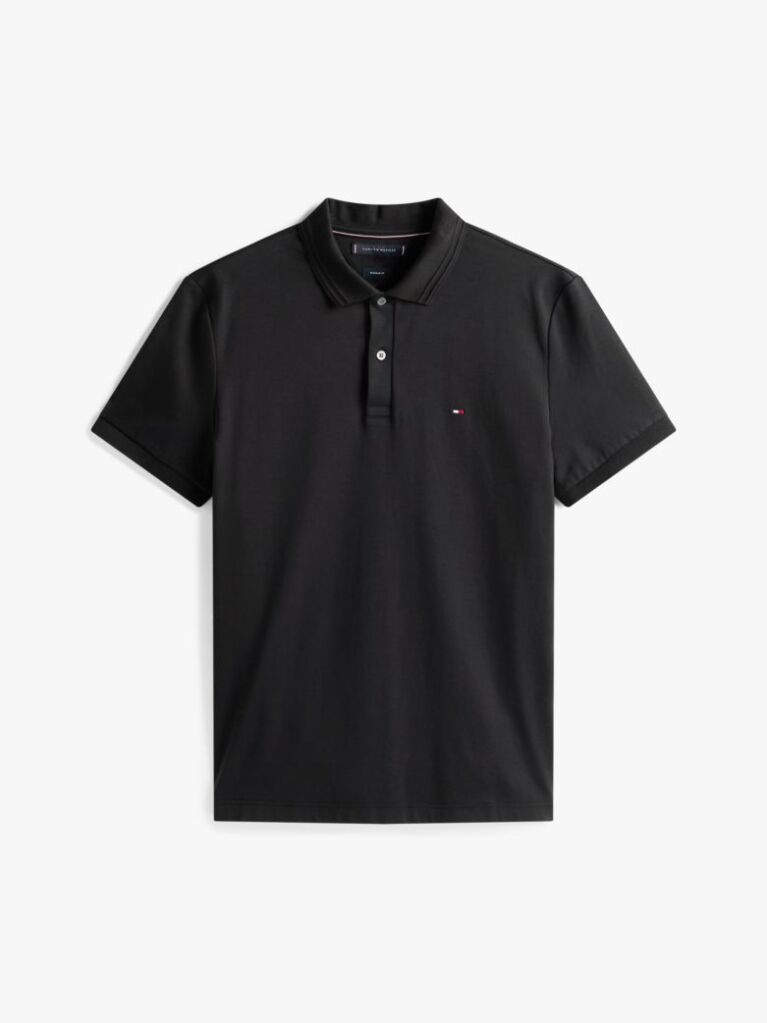Black Luxury Interlock Regular Polo Shirt  Men