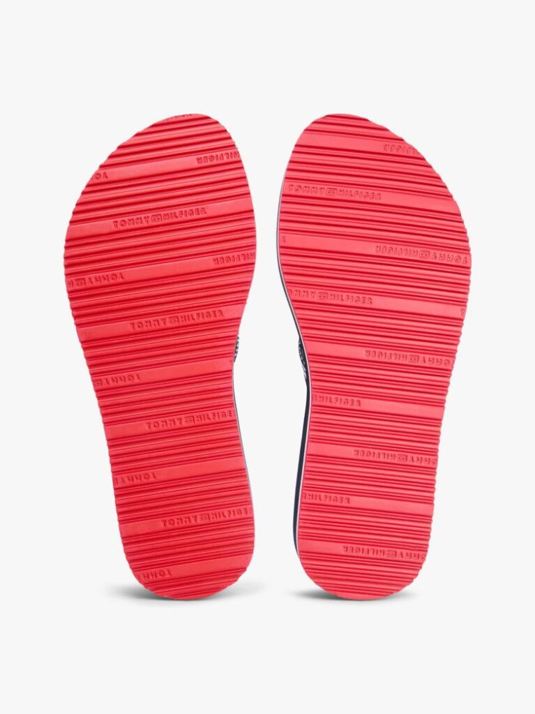 Multi Webbing Strap Signature Wedge Flip-Flops  Women