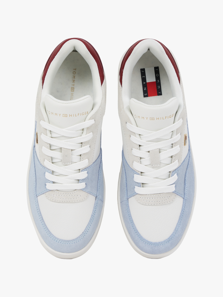 Multi Mixed Texture Basketball Trainers  Women