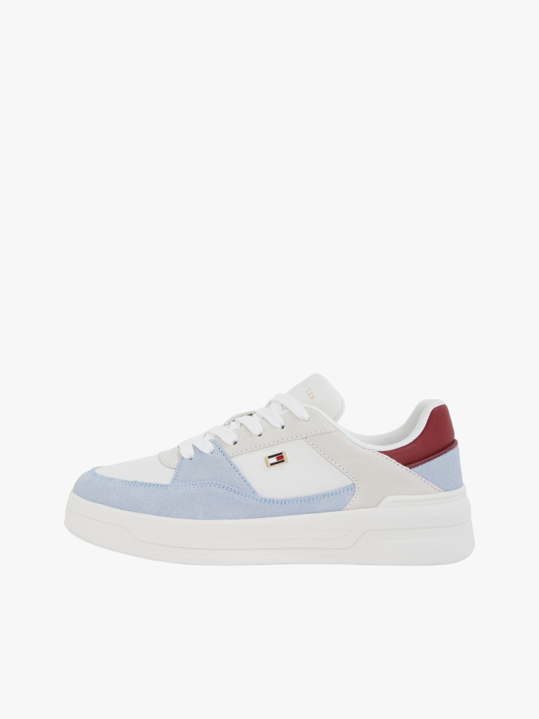 Multi Mixed Texture Basketball Trainers  Women