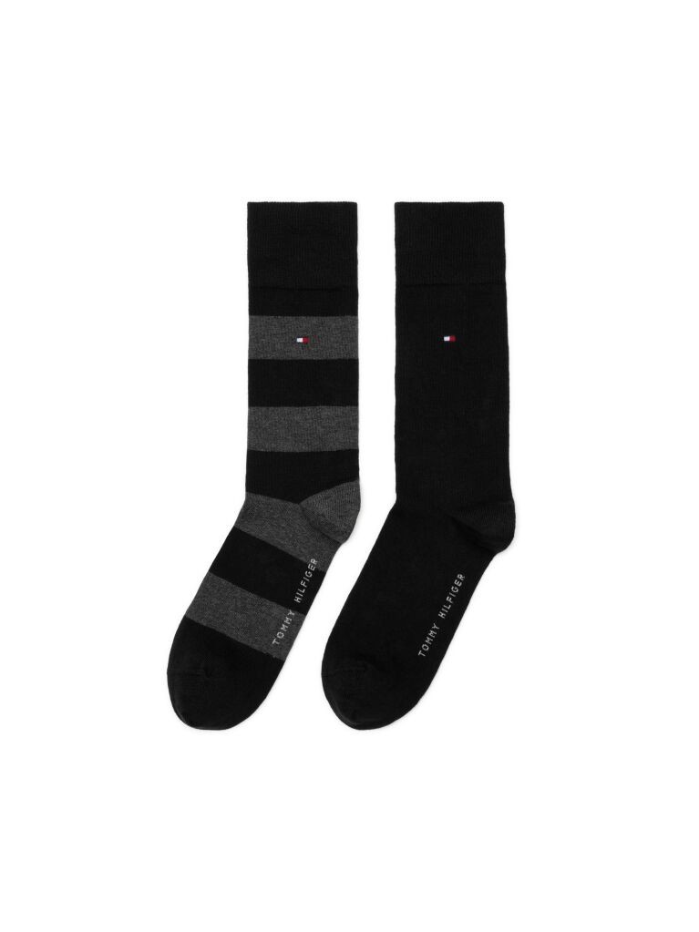 Black 2-Pack Men's Rugby Socks  Men