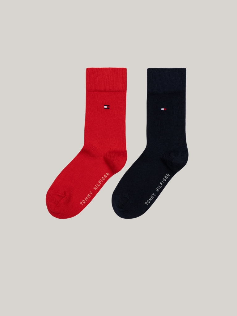 Multi 2-Pack TH Children Basic Socks  Kids Unisex
