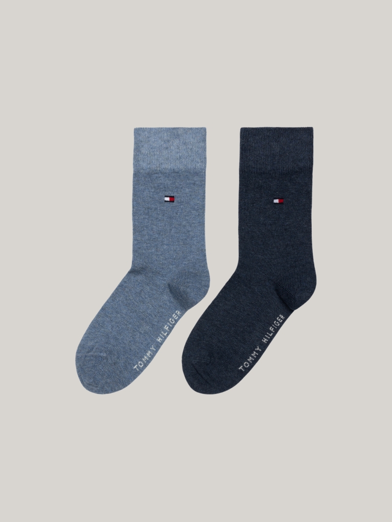 Blue 2-Pack TH Children Basic Socks  Kids Unisex