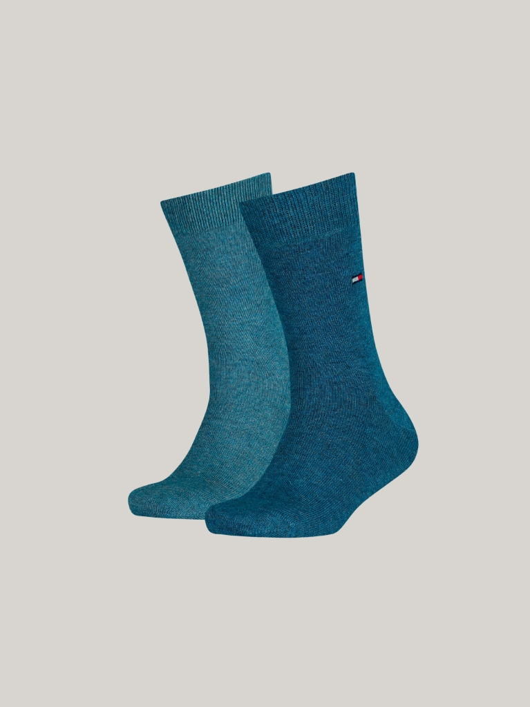 Blue 2-Pack TH Children Basic Socks  Kids Unisex