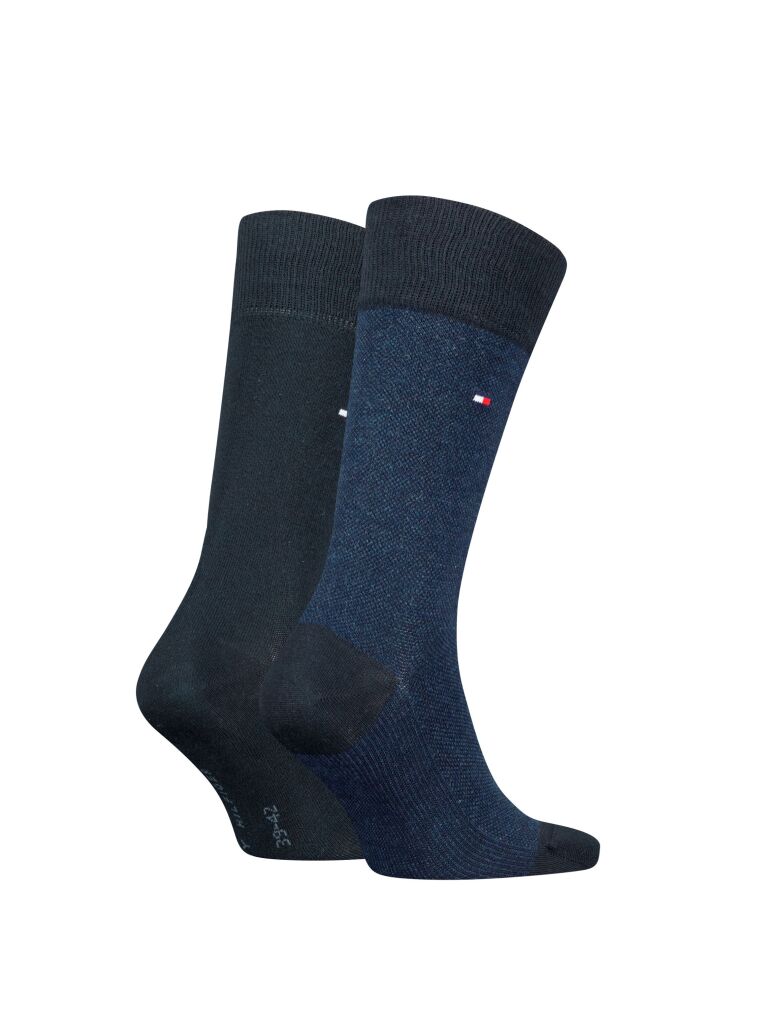 Blue Tommy Hilfiger Men'S Classic Socks 2 Pack  Men