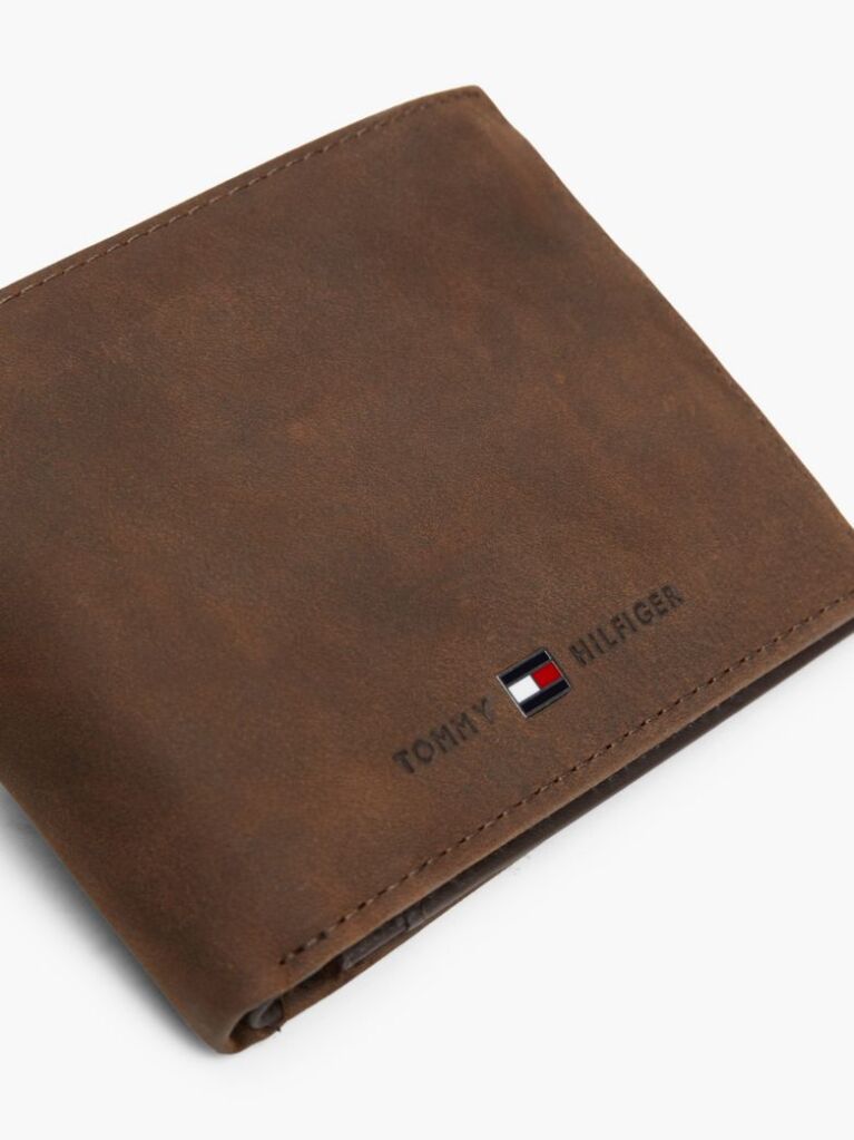 Brown Leather Flap Wallet  Men