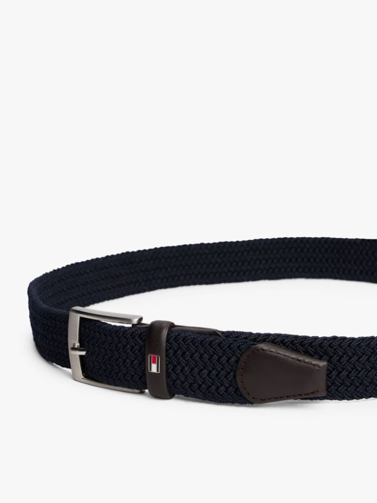 Blue WEBBED BELT  Men