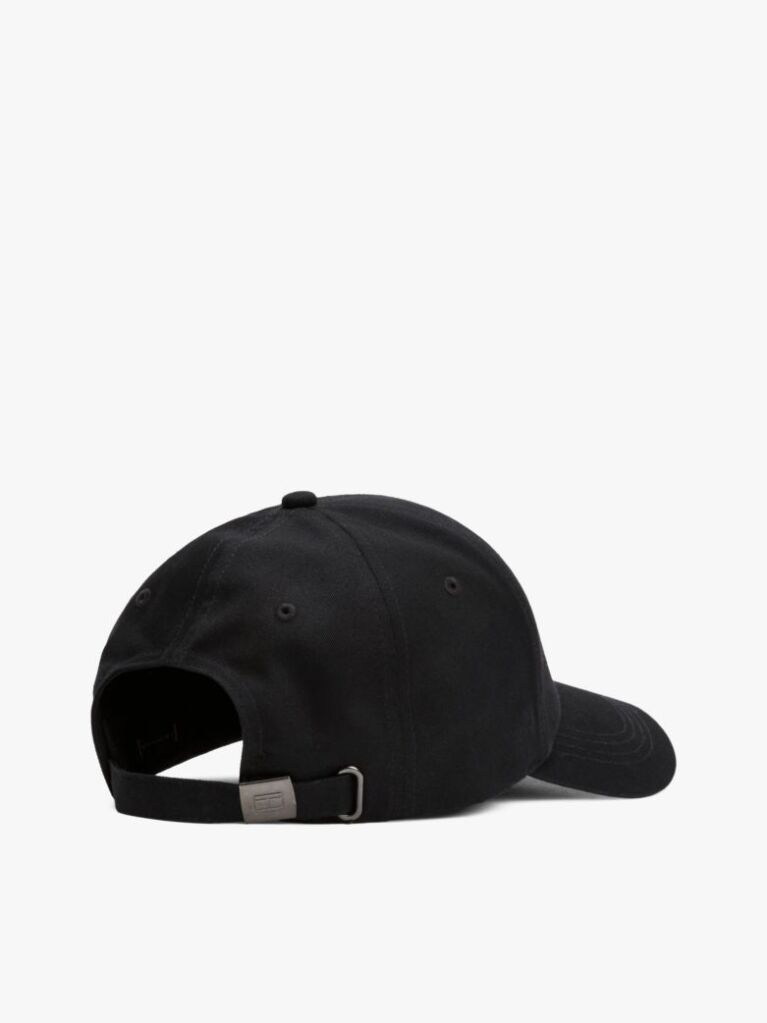 Black Th Established Organic Cotton Baseball Cap  Men