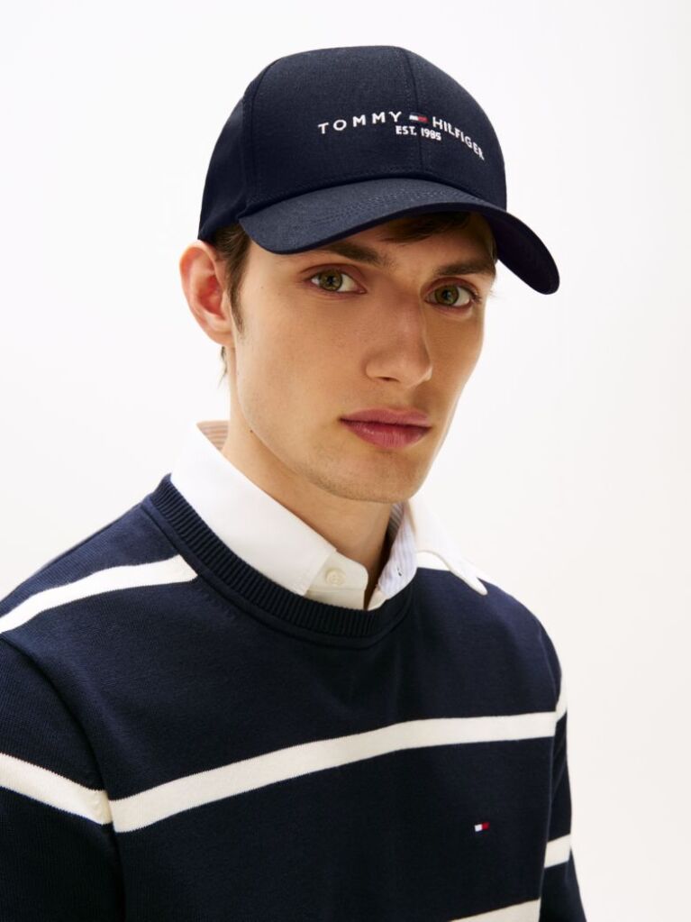 Blue Th Established Organic Cotton Baseball Cap  Men