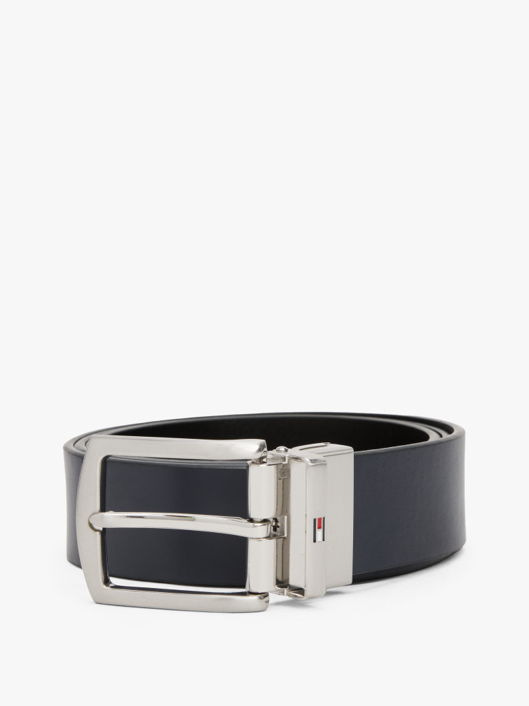 Blue Reversible Leather Belt  Men