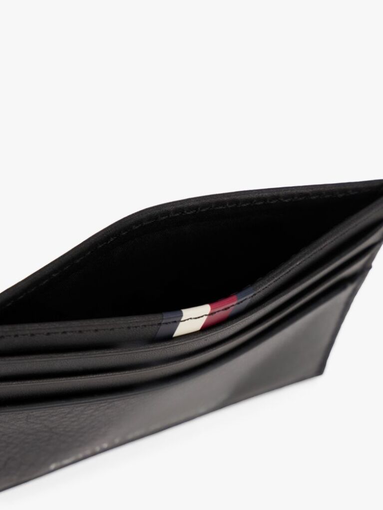 Black TH Business Leather Card Holder  Men