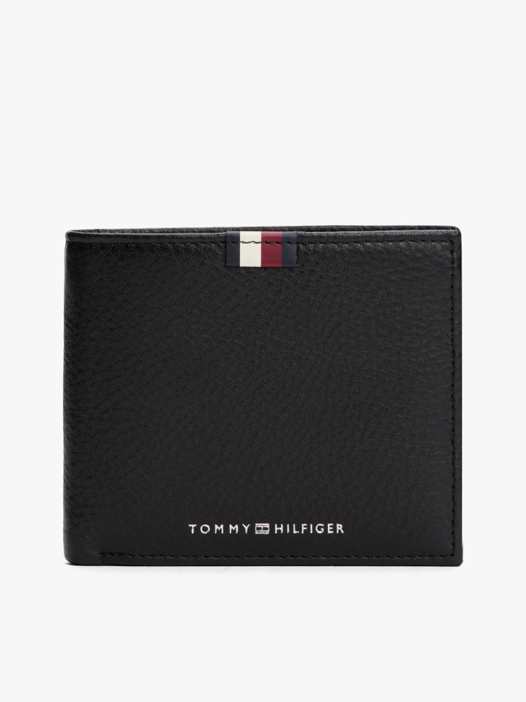 Black TH Business Corporate Leather Wallet  Men