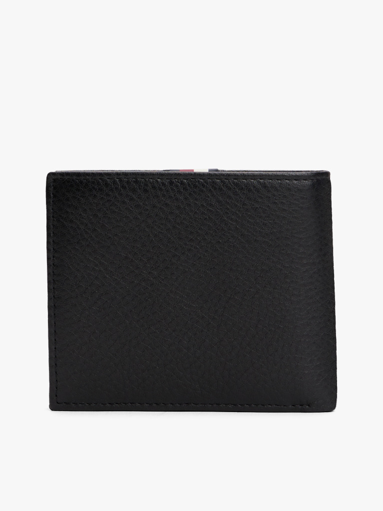 Black TH Business Corporate Leather Wallet  Men