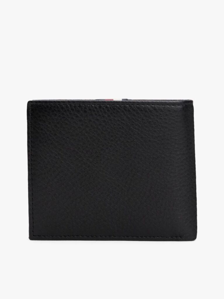 Black TH Business Corporate Leather Wallet  Men