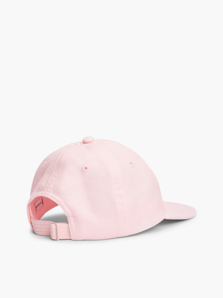 Pink Kids' TH Monogram Linen Baseball Cap  Kids Unisex