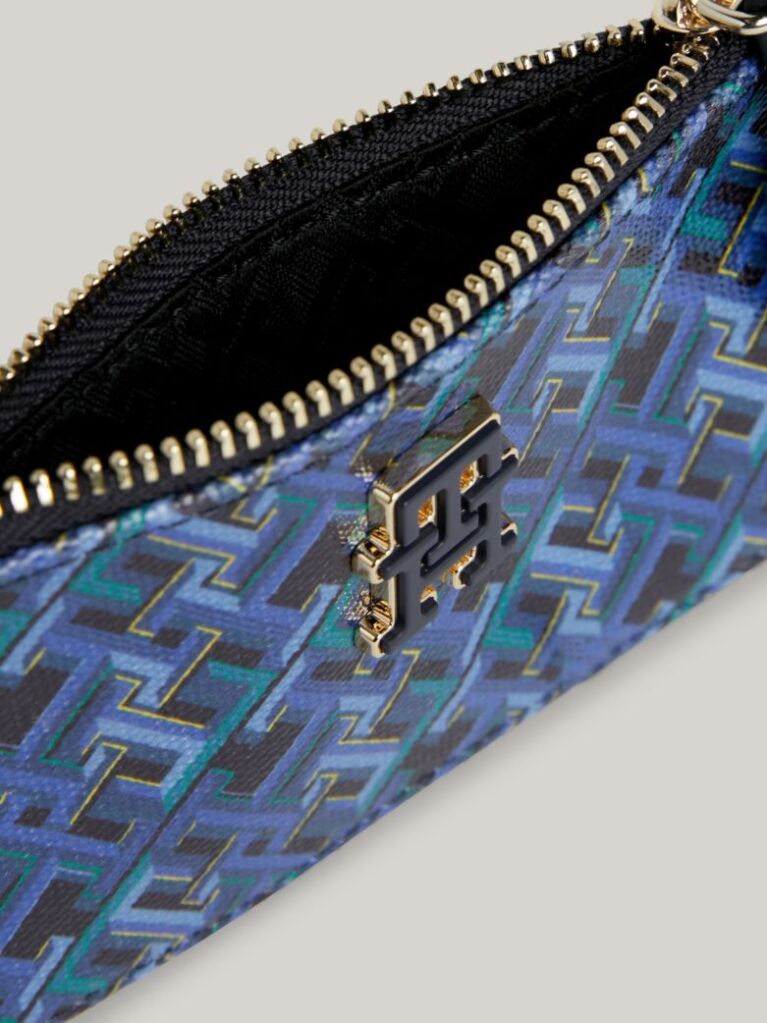 Multi TH Monogram Clip-On Credit Card Holder  Women