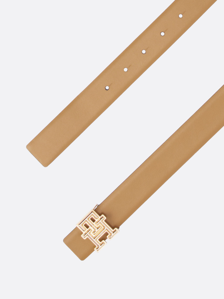 Multi TH Monogram Reversible Leather Belt  Women