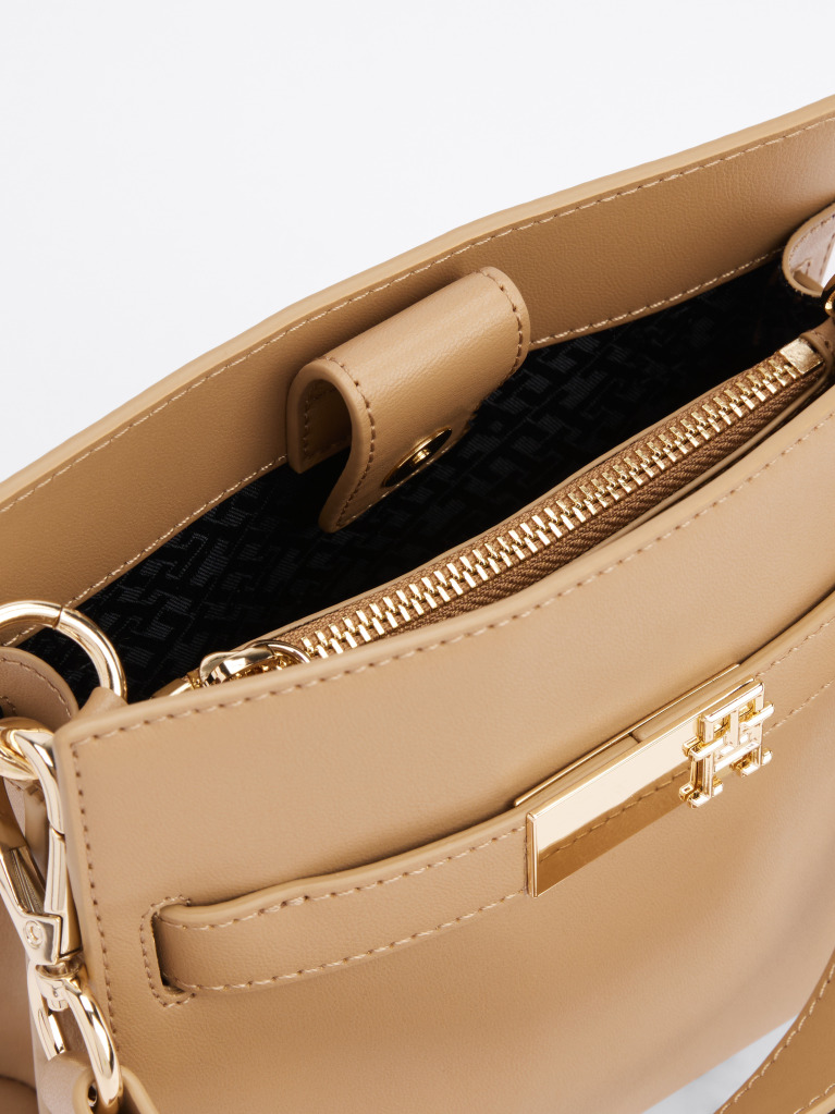 Brown Heritage Stud Satchel  Women