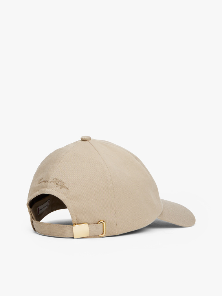 Beige Chic Five-Panel Baseball Cap  Women