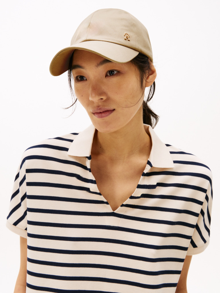 Beige Chic Five-Panel Baseball Cap  Women