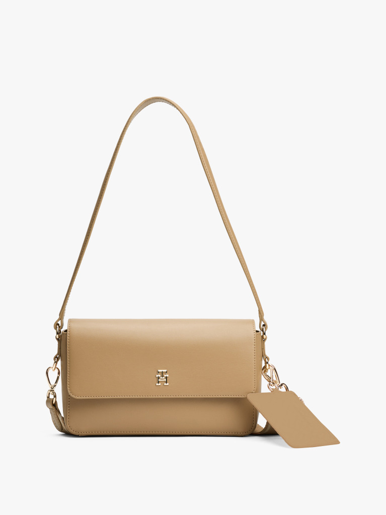 Brown TH Monogram Convertible Crossbody Bag  Women