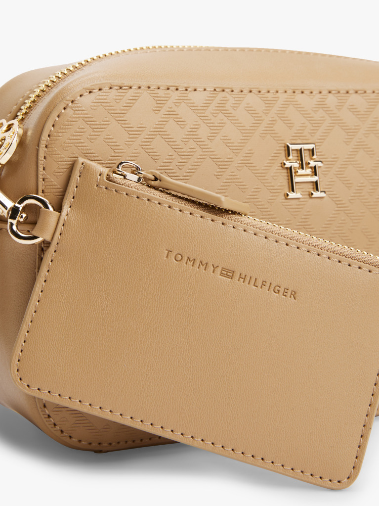Beige Hilfiger Monotype Strap Camera Bag  Women