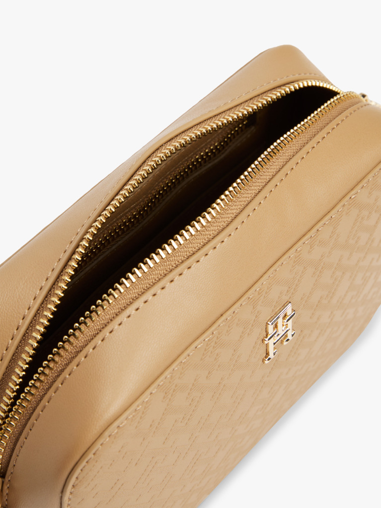 Beige Hilfiger Monotype Strap Camera Bag  Women