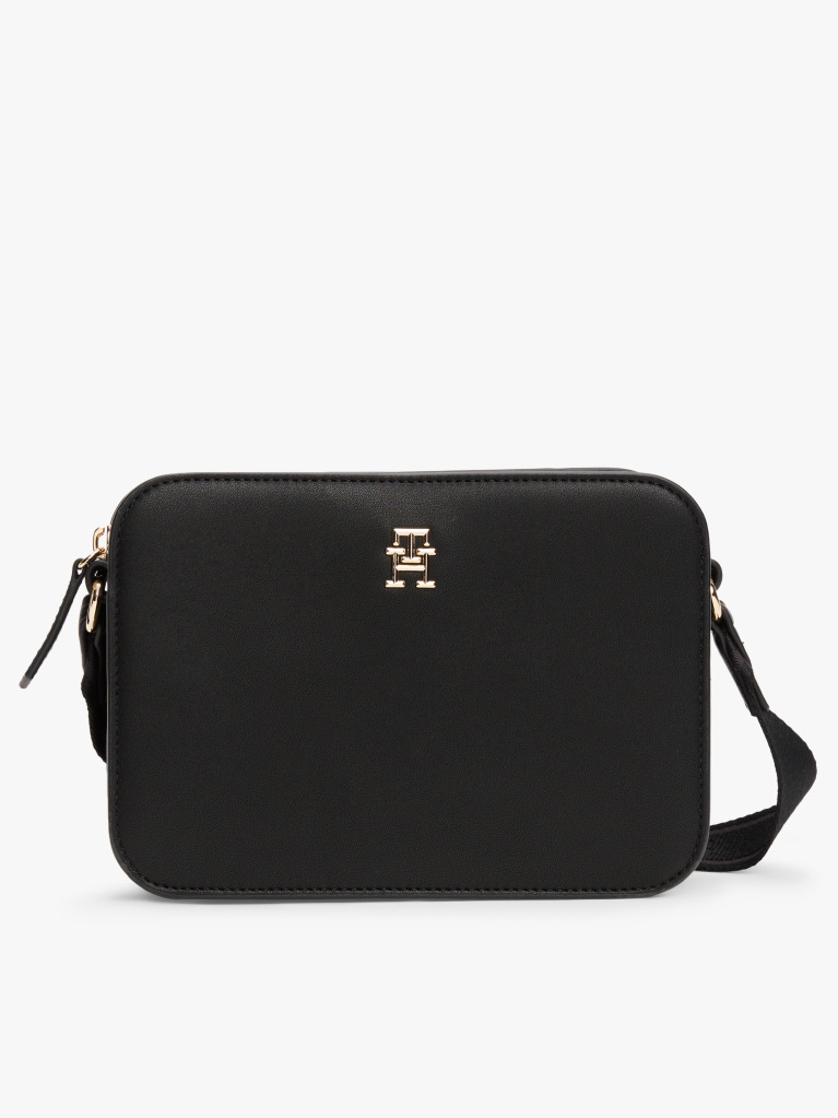 Black Hilfiger Monotype Strap Camera Bag  Women