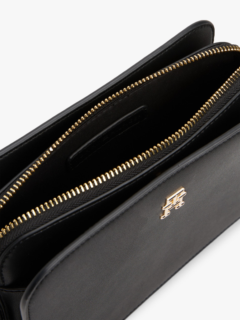 Black Hilfiger Monotype Strap Camera Bag  Women