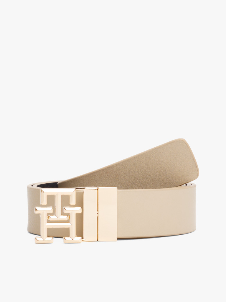 Multi TH Monogram Reversible Leather Belt  Women