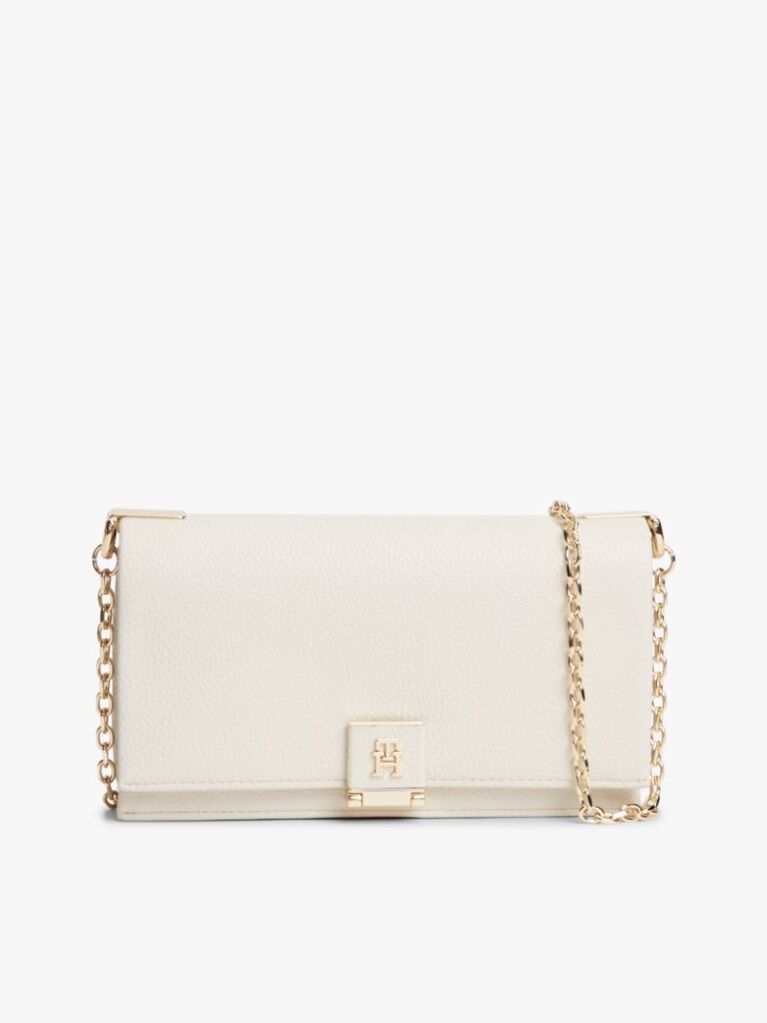 Beige TH Monogram Crossbody Bag  Women