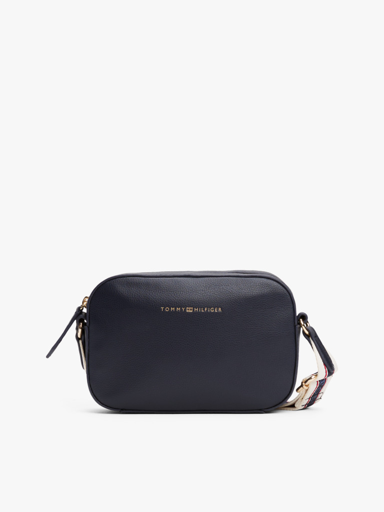 Blue Logo Webbing Strap Camera Bag  Women
