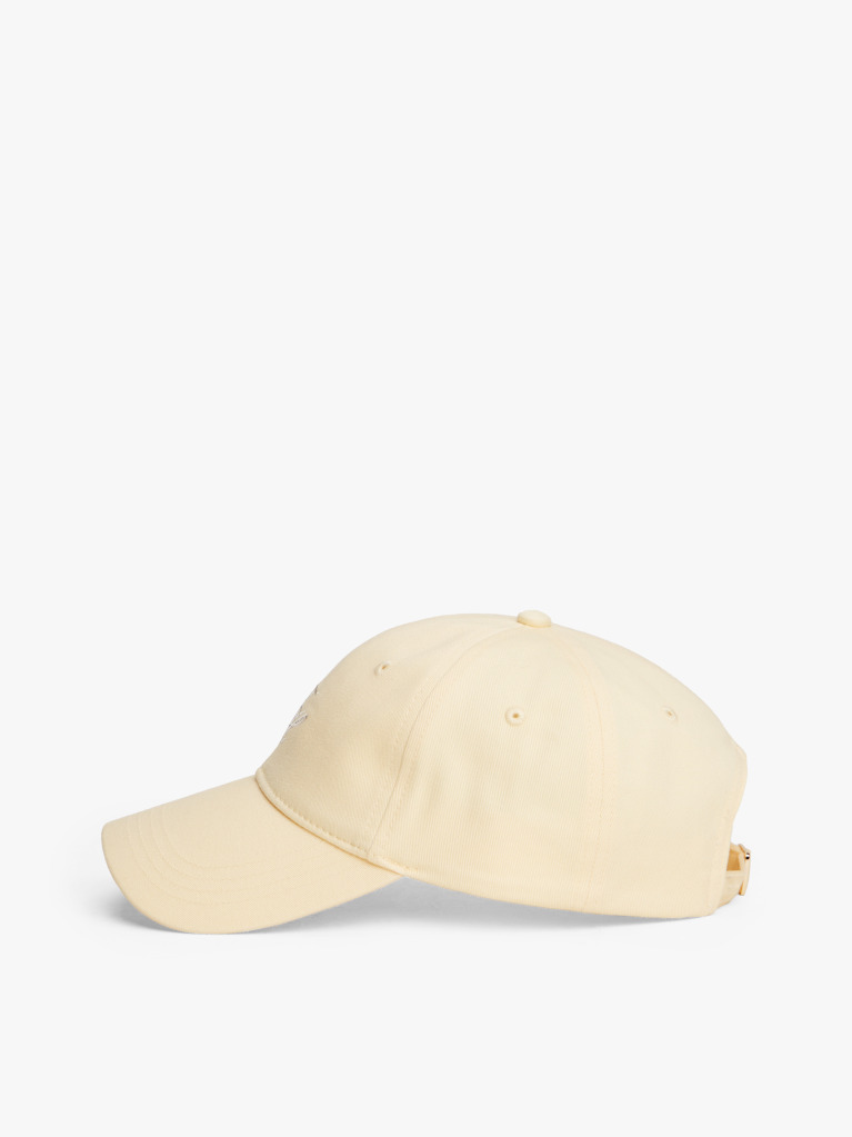 Yellow TH Monogram Embroidery Baseball Cap  Women