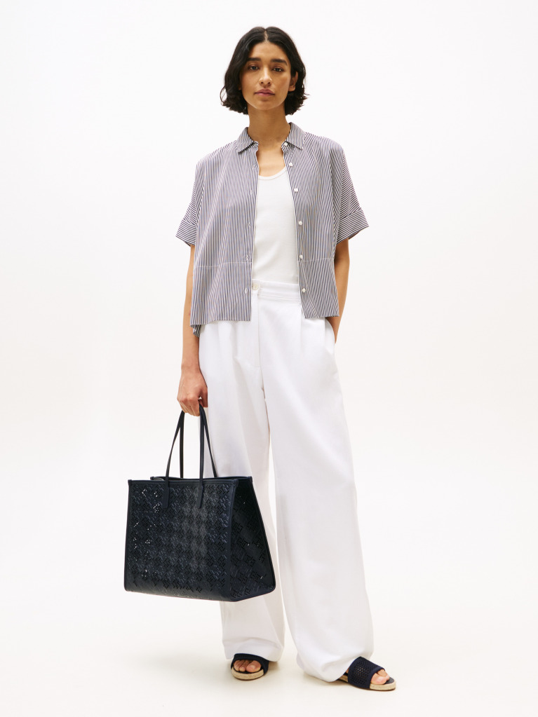 Blue City TH Monogram Tote Bag  Women