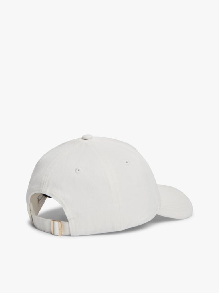 White Chic TH Monogram Baseball Cap  Women