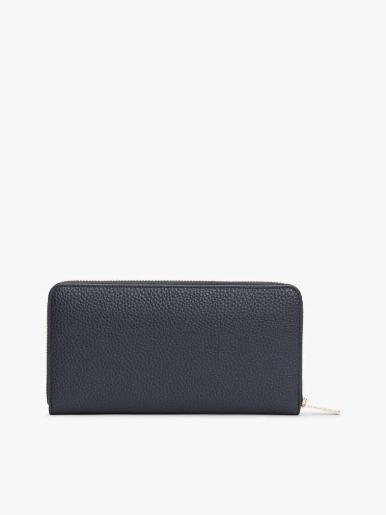 Blue Hilfiger Icon Signature Tape Zip-Around Wallet  Women