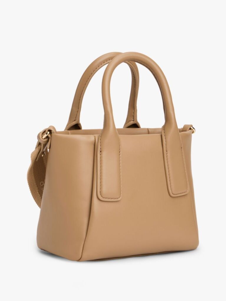 Brown Essential Metallic Logo Crossbody Tote Bag  Women