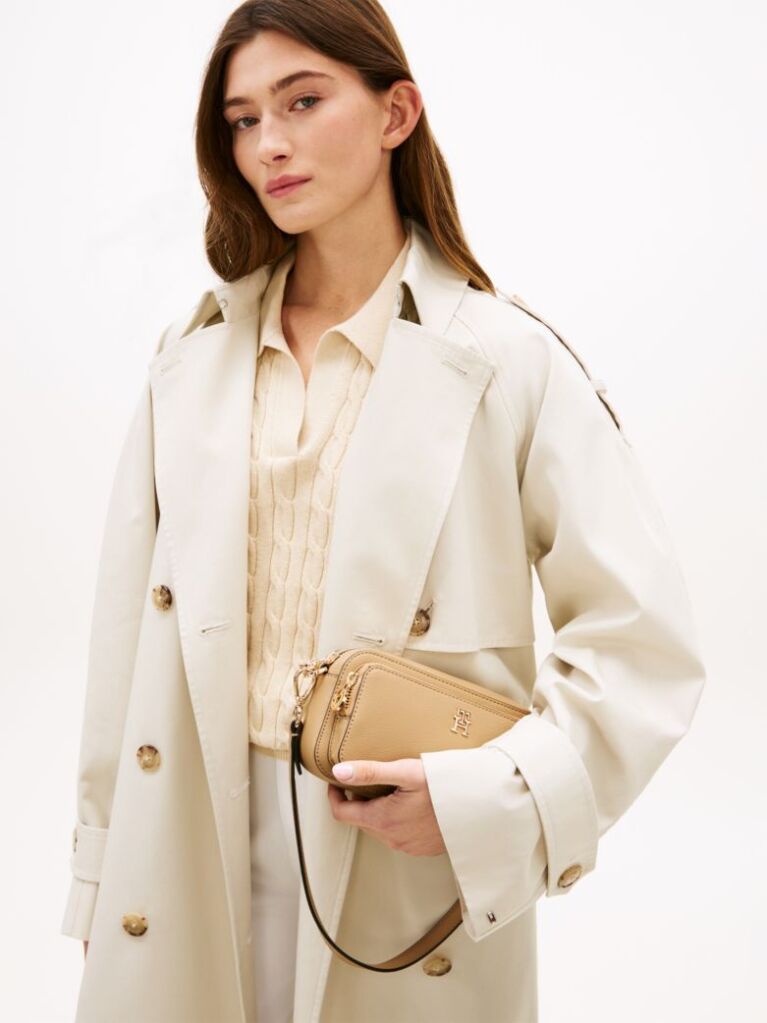 Brown TH Monogram Crossbody Camera Bag  Women