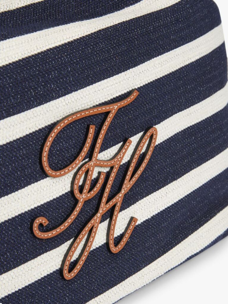 Multi Stripe Logo Adjustable Bucket Bag  Women