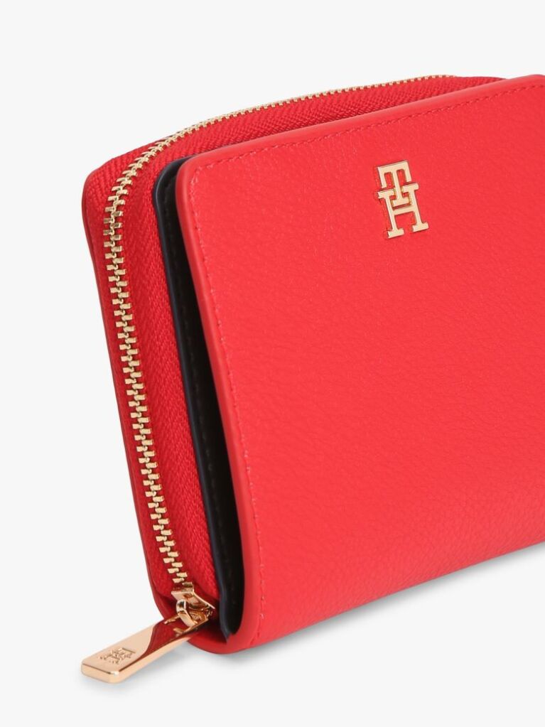 Red Hilfiger Icon Zip-Around Flap Wallet  Women
