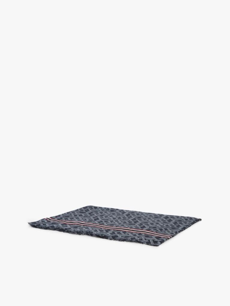 Blue TH Monogram Lightweight Scarf  Women